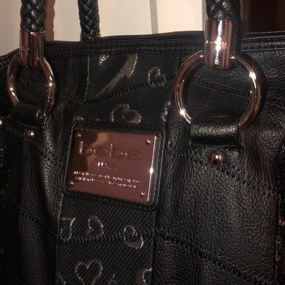 Bebe Black & silver shoulder bag🖤🤍 - Picture 3 of 7